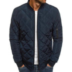 Barrett Men’s Quilted Diamond Bomber Jacket