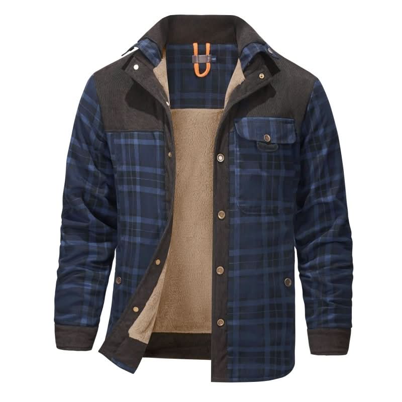 Whitaker Warm Plaid Corduroy Sherpa Lined Jacket