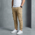 Dalton Casual Relaxed Fit Cuffed Cargo Joggers