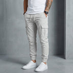 Dalton Casual Relaxed Fit Cuffed Cargo Joggers