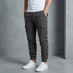 Dalton Casual Relaxed Fit Cuffed Cargo Joggers