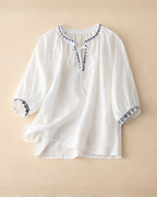 Ella Linen Blouse