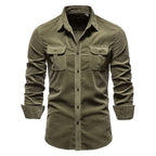 Weston Men’s Corduroy Casual Pocket Shirt