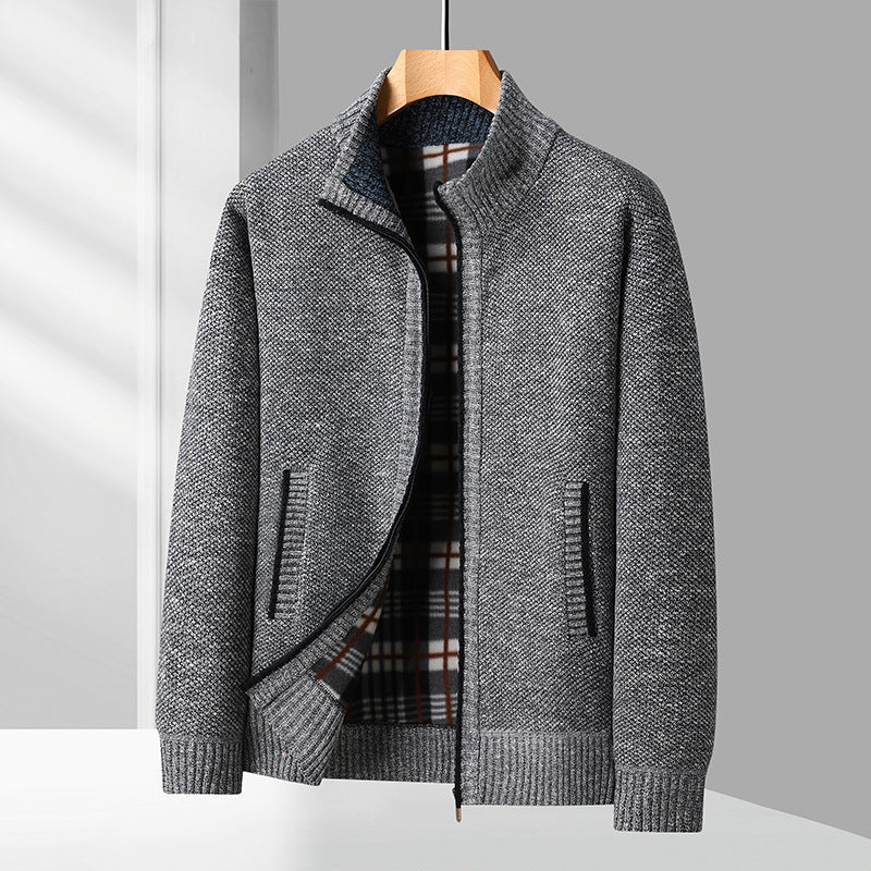 Weston Men’s Wool Textured Zip Jacket