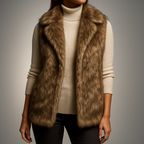 Celestine Elegant Warm Fluffy Shaggy Vest