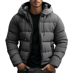 Simon Men’s Hooded Quilted Puffer Jacket