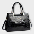 Kensington Women’s Croc Embossed Satchel Bag
