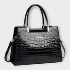 Kensington Women’s Croc Embossed Satchel Bag