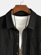 Wesley Lightweight Casual Corduroy Shirt Jacket