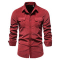 Weston Men’s Corduroy Casual Pocket Shirt