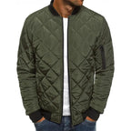 Barrett Men’s Quilted Diamond Bomber Jacket