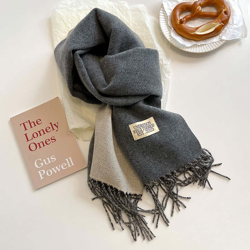 Ophelia Soft Reversible Two Tone Winter Scarf