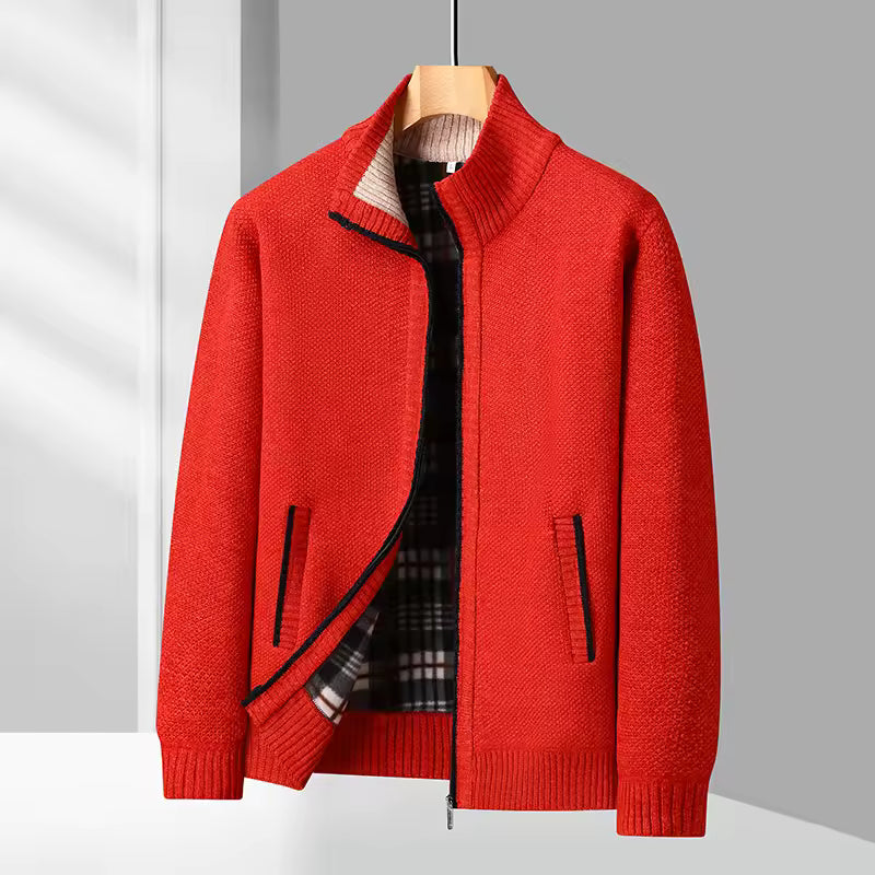 Weston Men’s Wool Textured Zip Jacket