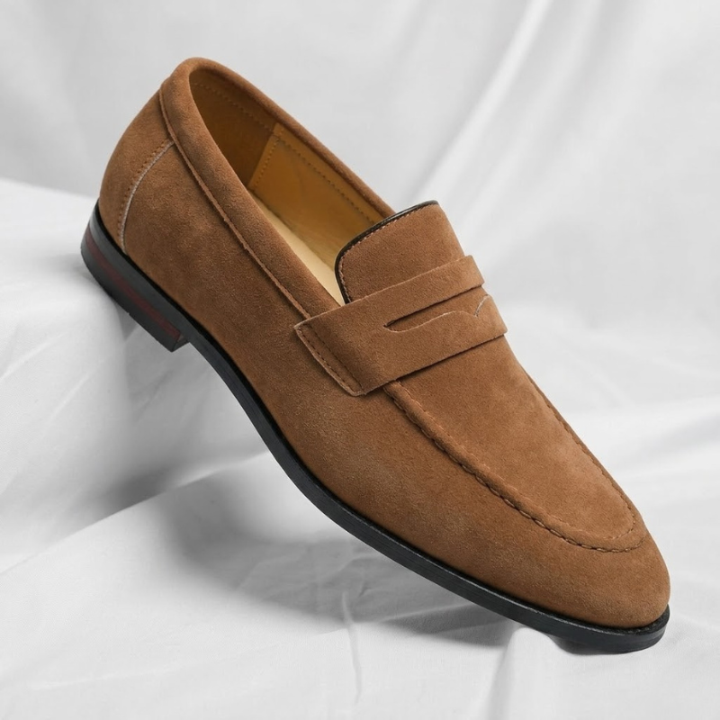 Sebastian Comfortable Classic Suede Penny Loafers