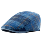 Prescott Men’s Wool Plaid Flat Cap