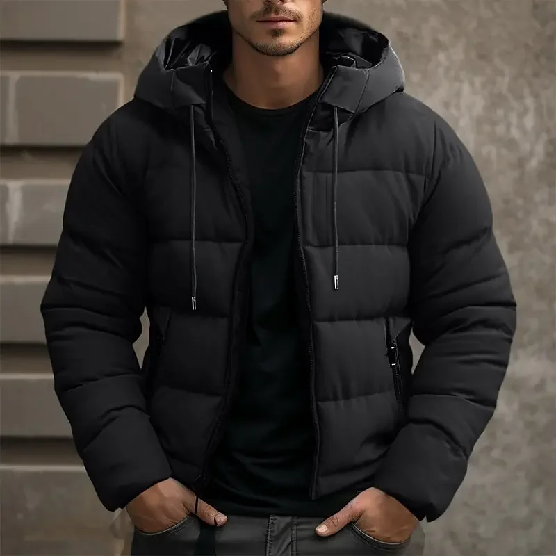 Simon Men’s Hooded Quilted Puffer Jacket