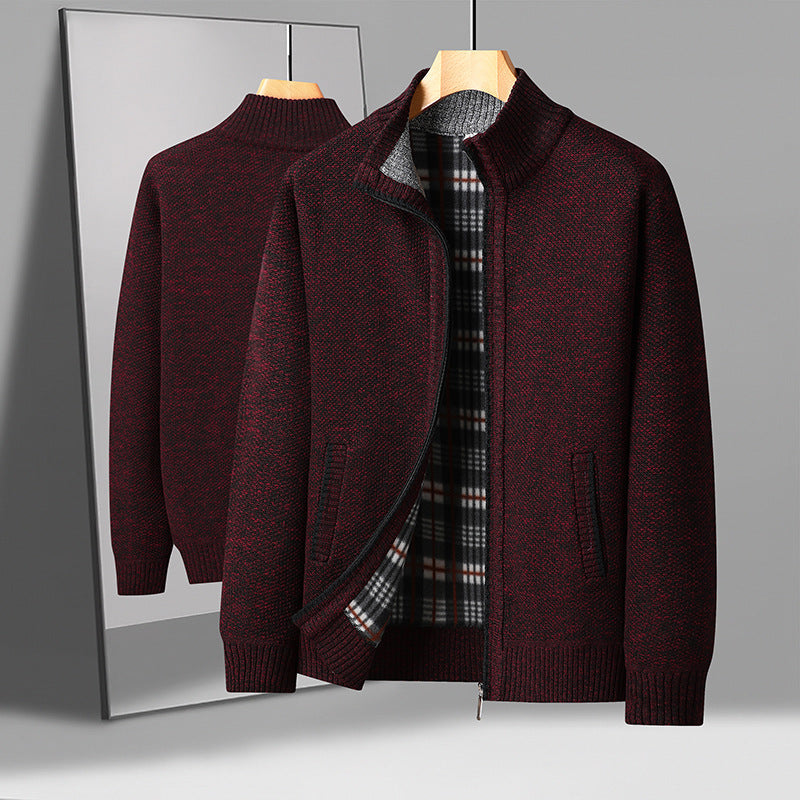 Weston Men’s Wool Textured Zip Jacket