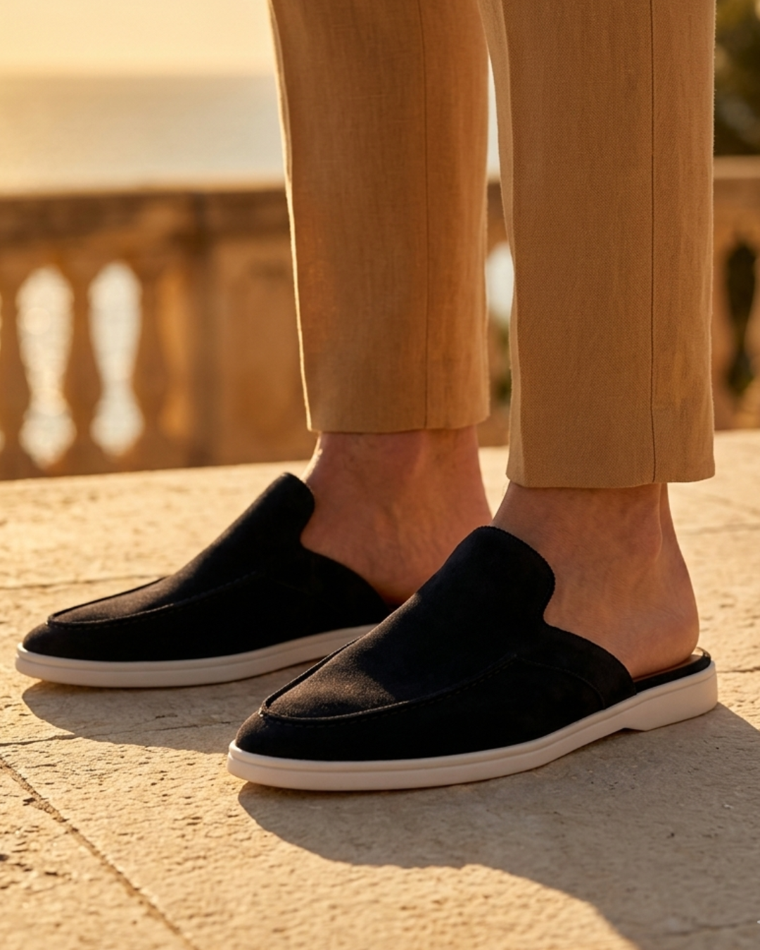 Riviera Suede Slide