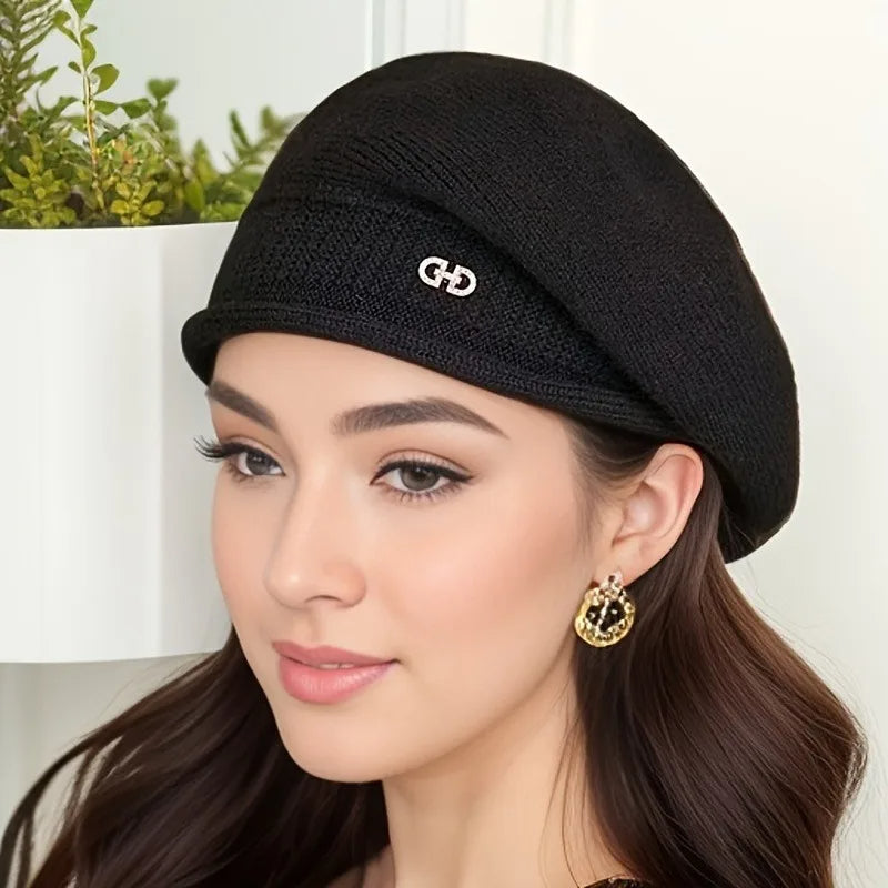 Juliette Elegant Warm Wool Knitted Beret