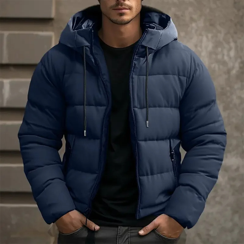 Simon Men’s Hooded Quilted Puffer Jacket