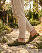 Santorini Suede Mule