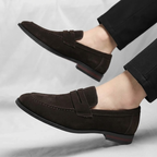 Sebastian Comfortable Classic Suede Penny Loafers