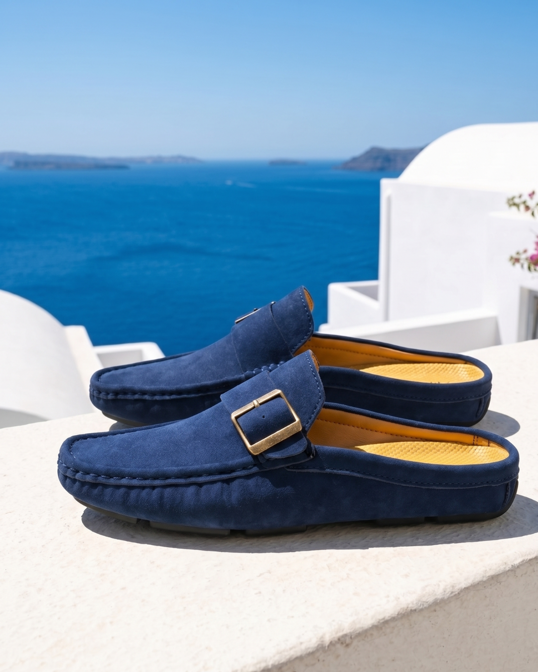 Santorini Suede Mule