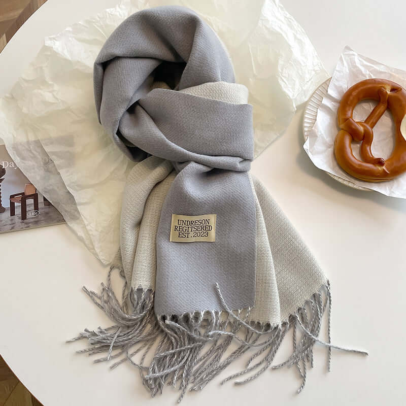 Ophelia Soft Reversible Two Tone Winter Scarf