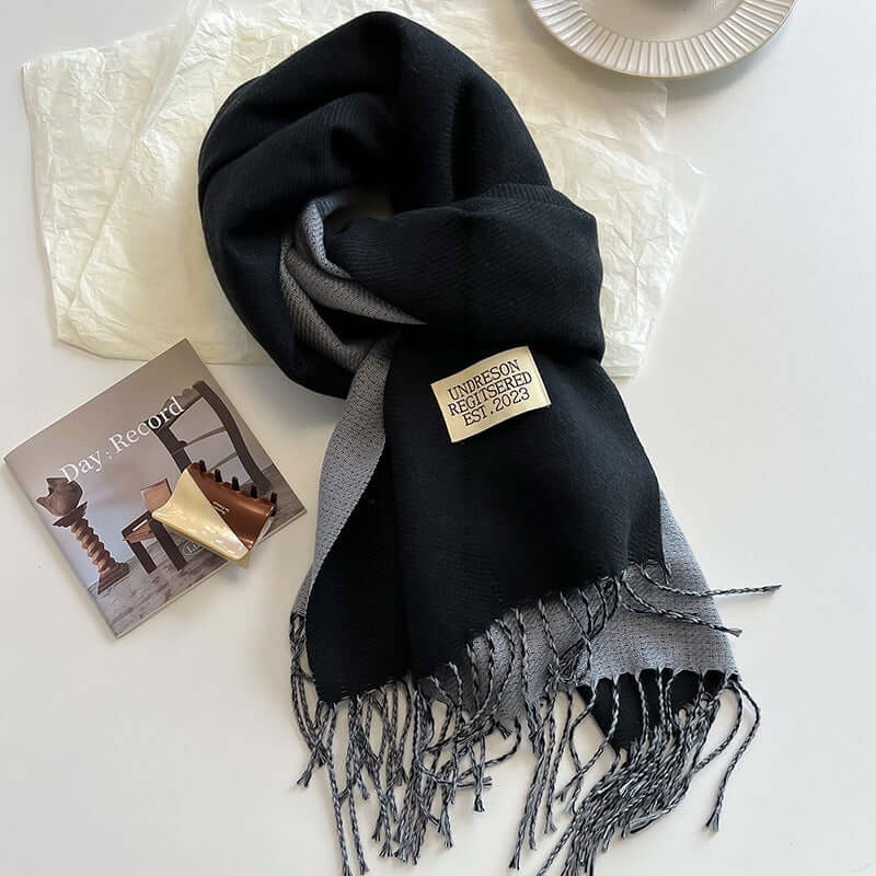 Ophelia Soft Reversible Two Tone Winter Scarf