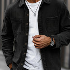 Wesley Lightweight Casual Corduroy Shirt Jacket