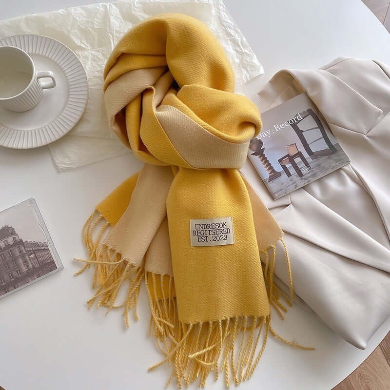 Ophelia Soft Reversible Two Tone Winter Scarf