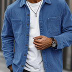 Wesley Lightweight Casual Corduroy Shirt Jacket