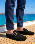 Santorini Suede Mule
