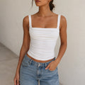 Noemi Women's Ruched Square Neck Top