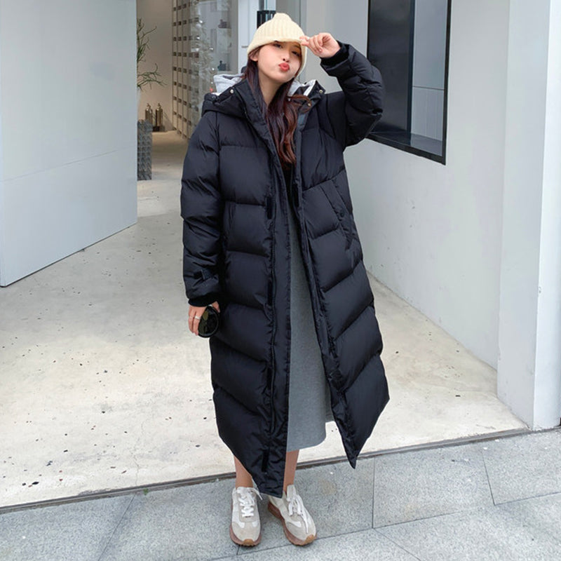 Everly Women’s Long Hooded Puffer Parka