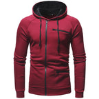 Everett Men’s Zip Pocket Hooded Sweatshirt