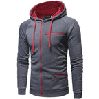 Everett Men’s Zip Pocket Hooded Sweatshirt