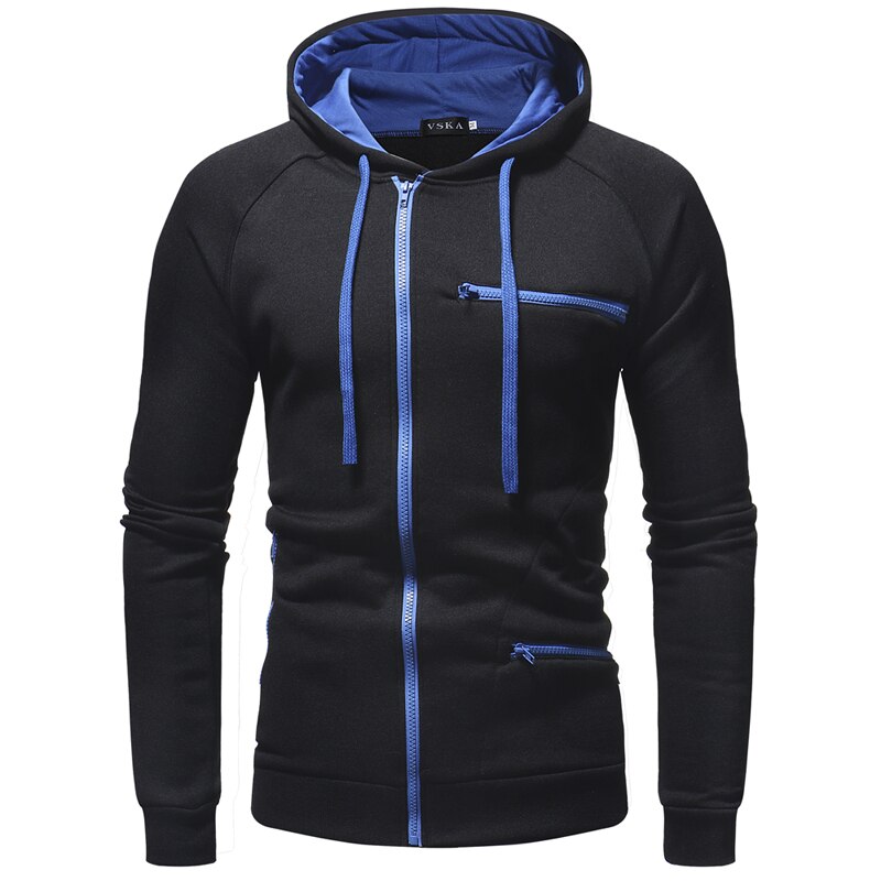 Everett Men’s Zip Pocket Hooded Sweatshirt