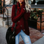 Marlowe Women’s Asymmetric Button Sweater