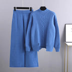 Lillian Cashmere Cable Knit Matching Set