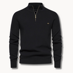 Prescott Men’s Quarter Zip Mock Neck Sweater