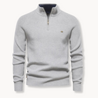 Prescott Men’s Quarter Zip Mock Neck Sweater