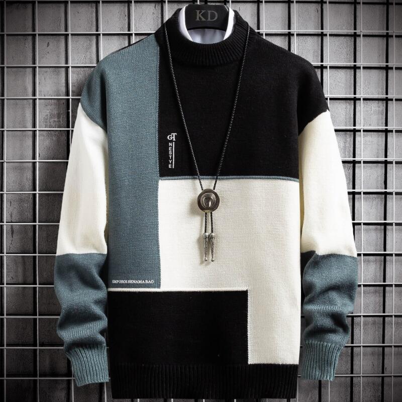 Harrison Men’s Colorblock Panel Sweater
