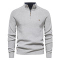 Harrison Men’s Casual Ribbed Quarter Zip Sweater