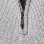 Harrison Men’s Casual Ribbed Quarter Zip Sweater