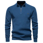 Harrison Men’s Casual Ribbed Quarter Zip Sweater