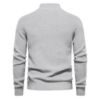 Harrison Men’s Casual Ribbed Quarter Zip Sweater