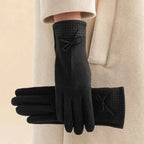 Collins Women’s Winter Houndstooth Cuff Gloves