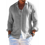 Arden Men’s Casual Lightweight Lapel Shirt