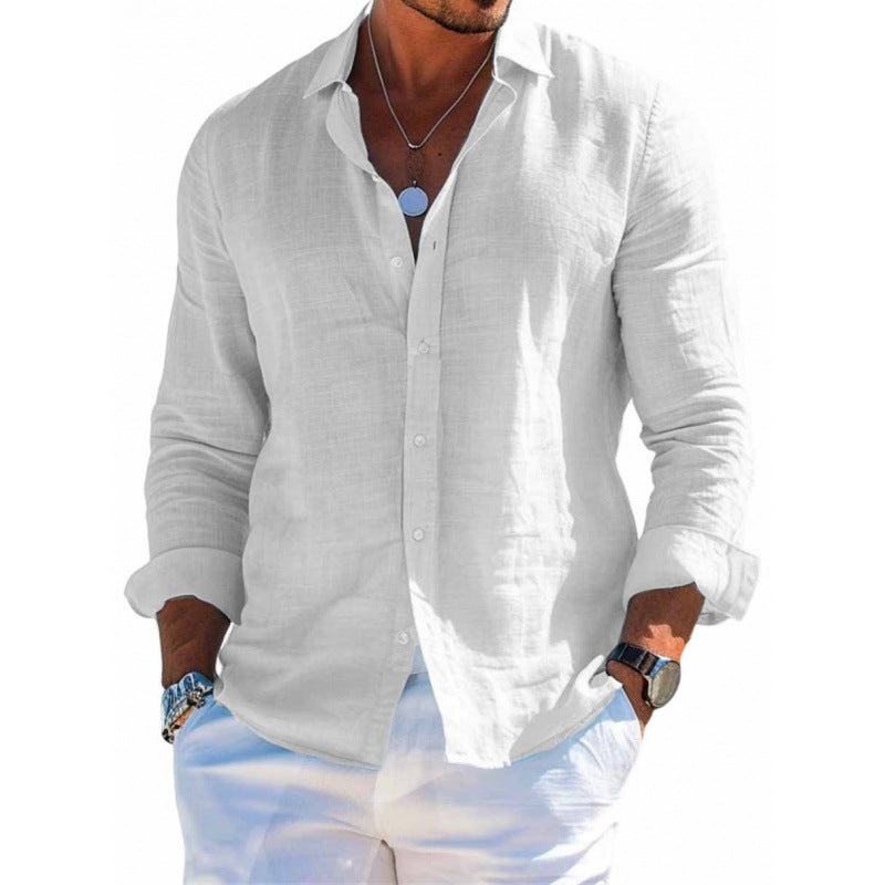 Arden Men’s Casual Lightweight Lapel Shirt
